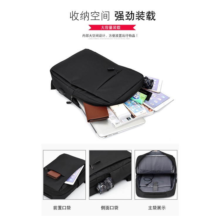 Balo Xiaomi Có Cổng Sạc usb Thiết Kế Mới Cao Cấp Thời Trang