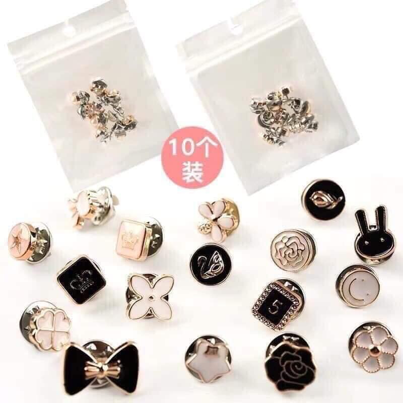 SET CÀI ÁO MINI🌿 DÙNG THAY GIM BĂNG - THAY CÚC BẤM - VẬT DỤNG KHÔNG THỂ THIẾU CỦA CHỊ EM - SET GỒM 10 CHIẾC