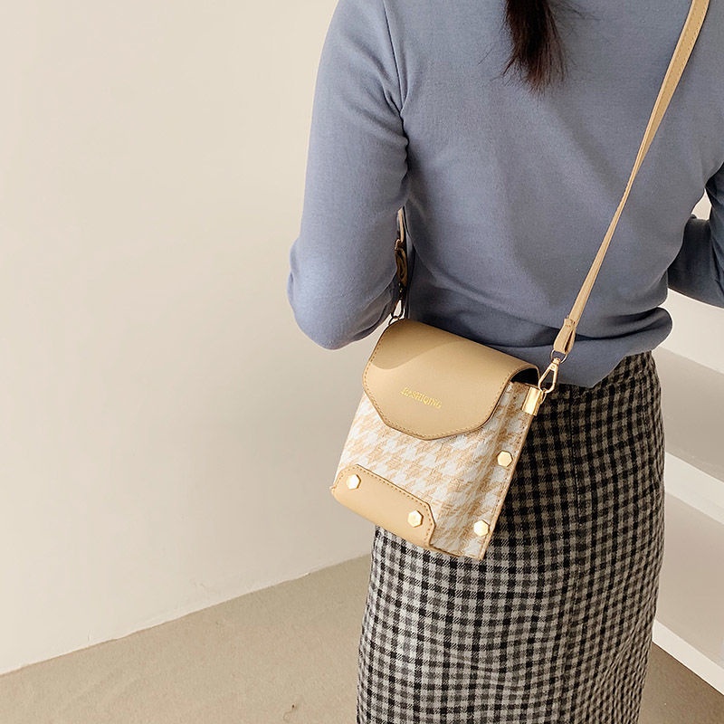 Túi Đeo Chéo Vuông Nhỏ Phong Cách Hàn Quốc Mới Cho Nữ