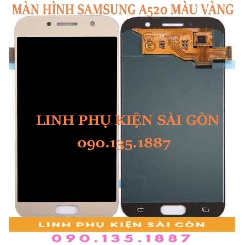 MÀN HÌNH SAMSUNG A520 MÀU VÀNG
