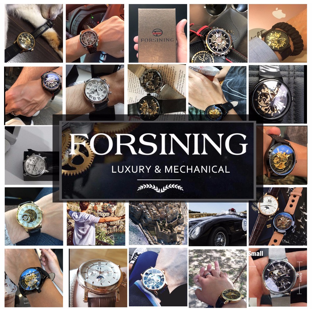 Đồng hồ đeo tay máy cơ tự động phong cách sang trọng cho nam