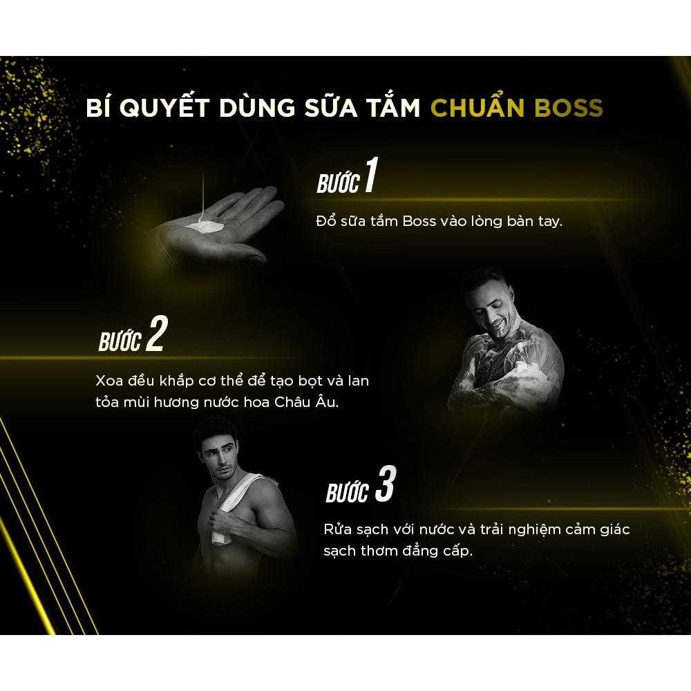 Sữa tắm nam hương nước hoa X-MEN FOR BOSS Hương Luxury 650g