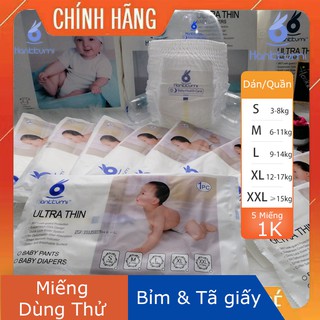 [Miếng Dùng Thử] Bỉm Hankkumi Quần/Dán đủ size S1/ M1/L1/ XL1/XXL1