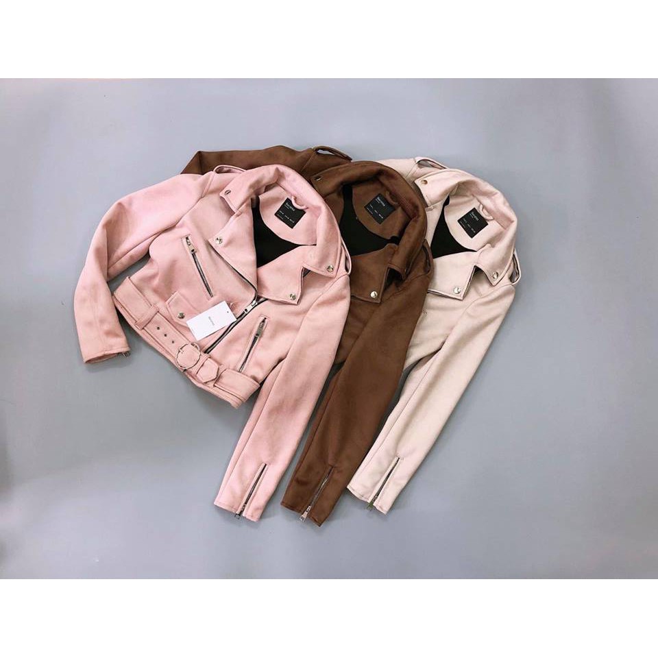 Áo khoác Da Lộn B.S.K biker 2019 - Siêu phẩm xuát dư xịn đét ko