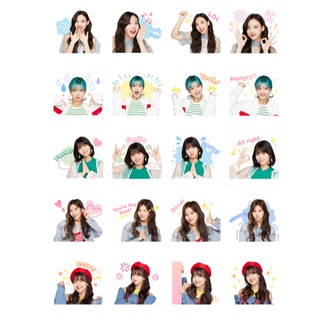 Bộ 40 sticker TWICE khác nhau - LLD069