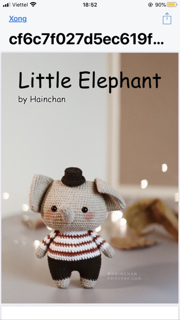 Mẫu chân ngắn - quà tặng len handmade - hàng có sẵn