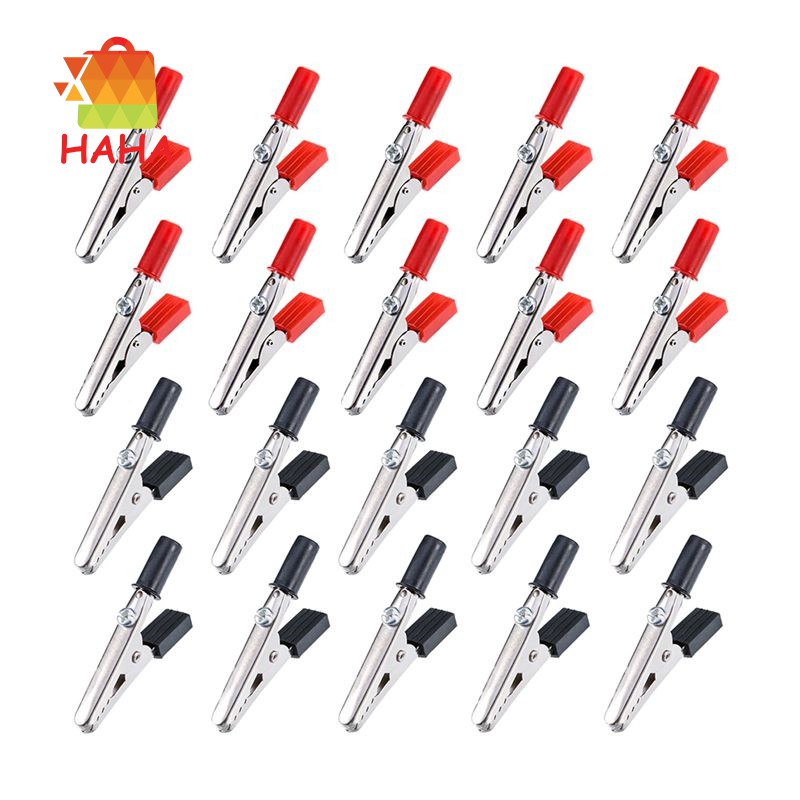 Set 20 Kẹp Hàm Cá Sấu 45mm Bằng Kim Loại