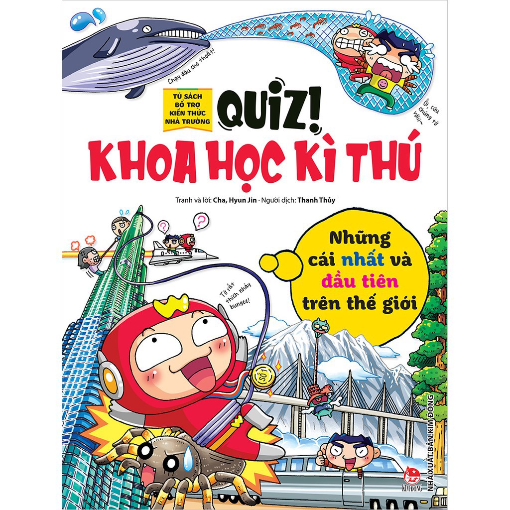 Sách Quiz! Khoa Học Kì Thú - Tủ sách bổ trợ kiến thức nhà trường Gigabook