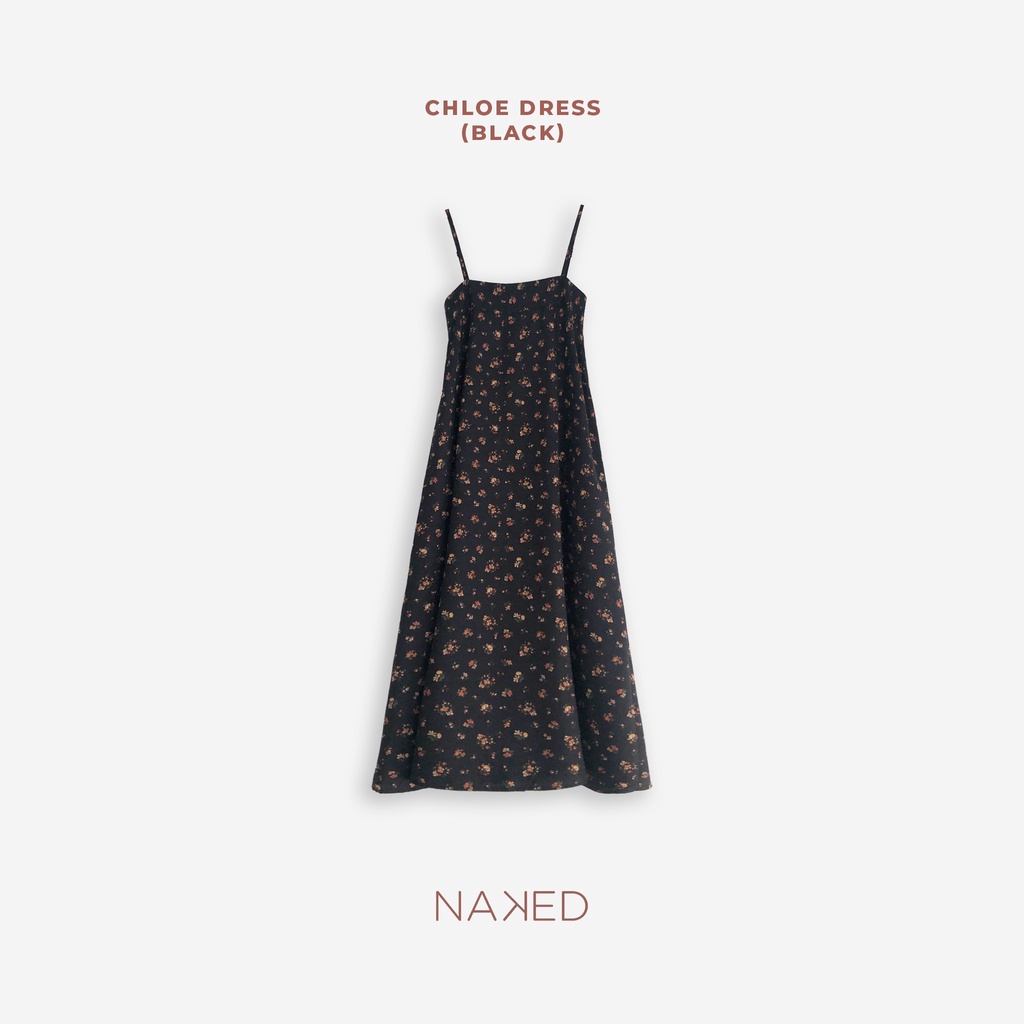 Váy hai dây hoa Naked by V - Chloe Dress