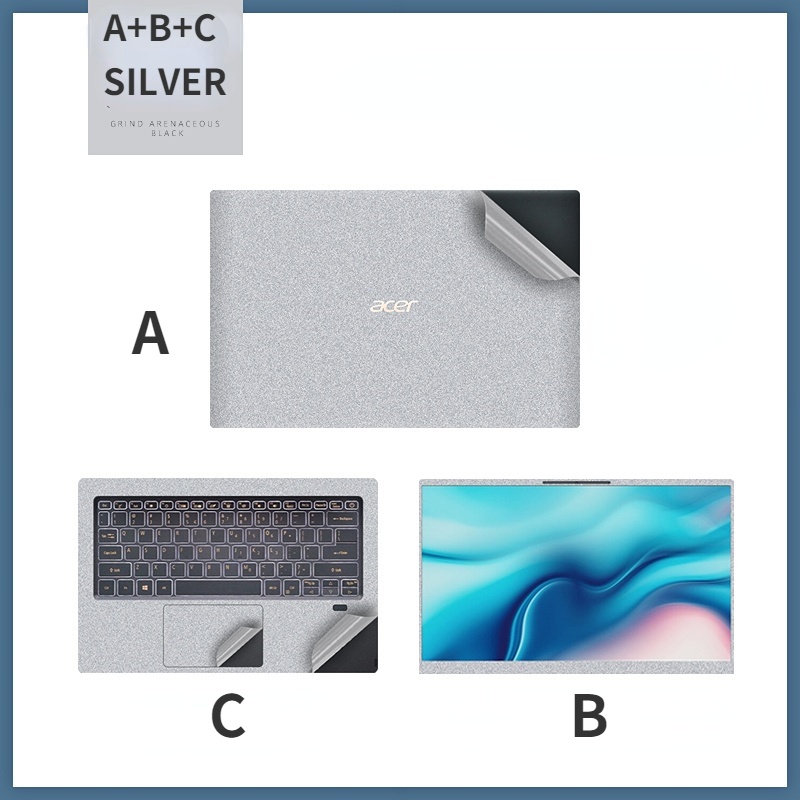 Miếng Dán Trang Trí laptop Máy Tính Bảng Bằng Chất Liệu vinyl Màu Đen Cho acer nitro 5 swift 3 swift go aspire 3 aspire 5 sf314-42 sf314-57g an515-45 sfg14-41