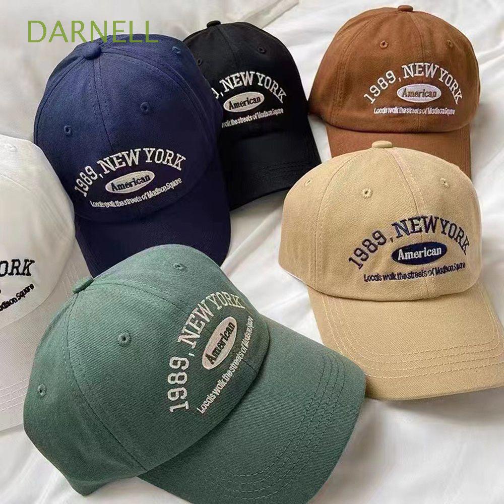 Nón kết cotton thêu chữ 1989 New YORK phong cách hip hop cổ điển nhiều màu tùy chọn