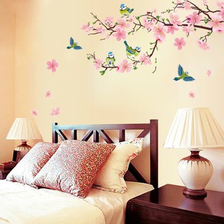 Decal dán tường hoa đào