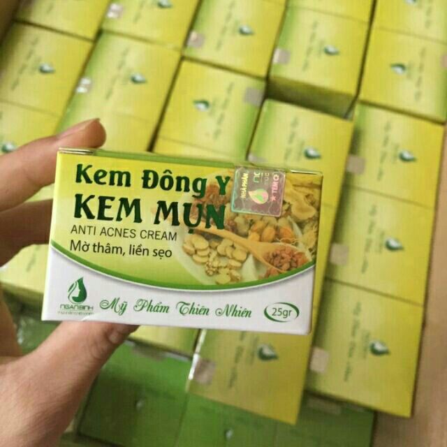 Kem mụn đông y ngân bình