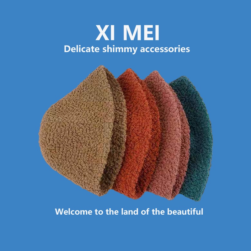 Nón tai bèo đan len lông cừu dày dặn ấm áp dễ phối đồ thời trang phong cách Nhật Hàn dành cho nữ