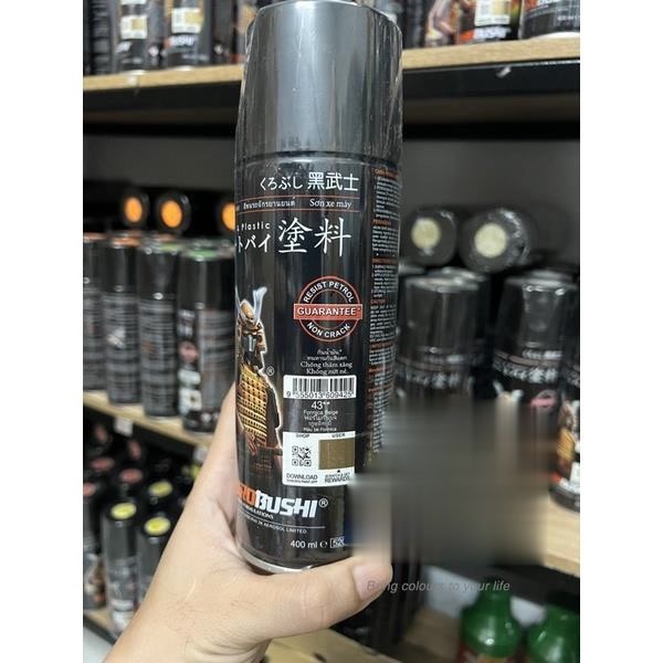 Sơn xịt Samurai màu Be Formica (bloc FZ) - 43 (400ml) , Dầu nhớt 20
