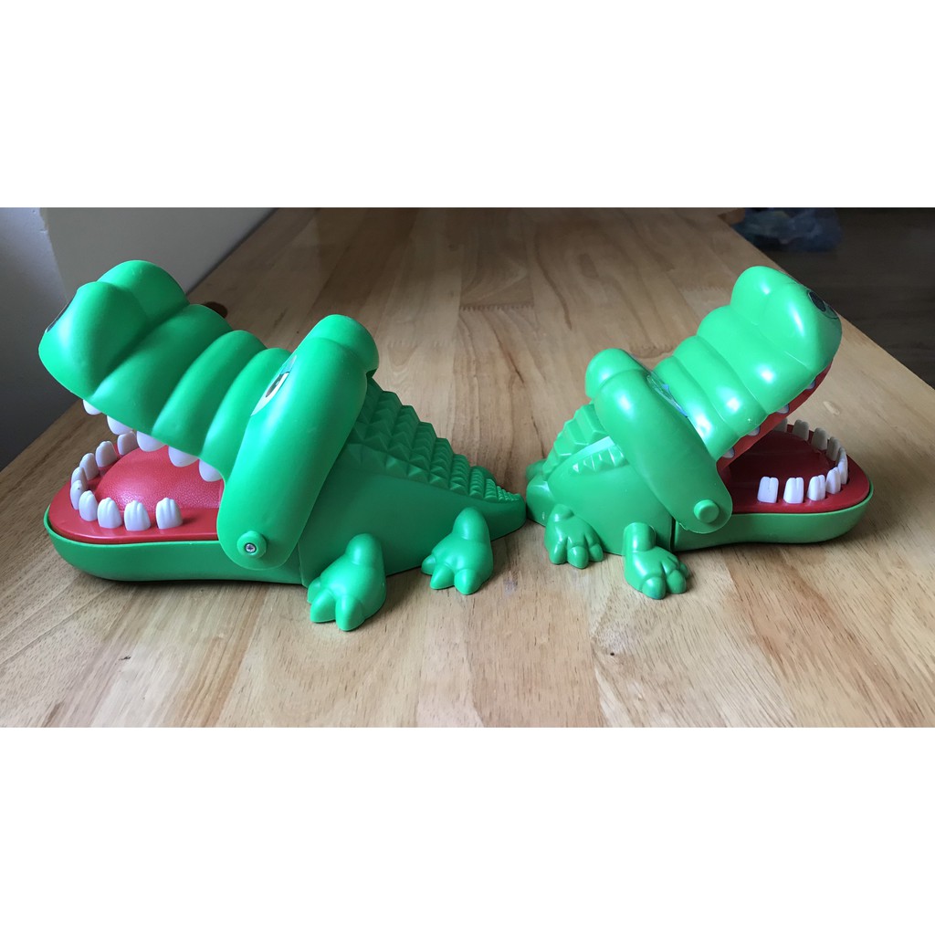 Cá sấu cắn tay, khám răng cá sấu crocodile dentist - Đồ chơi giải trí - troll