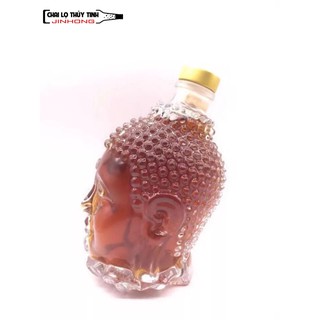 BÌNH THUỶ TINH ĐỰNG RƯỢU ĐẦU PHẬT 750ML