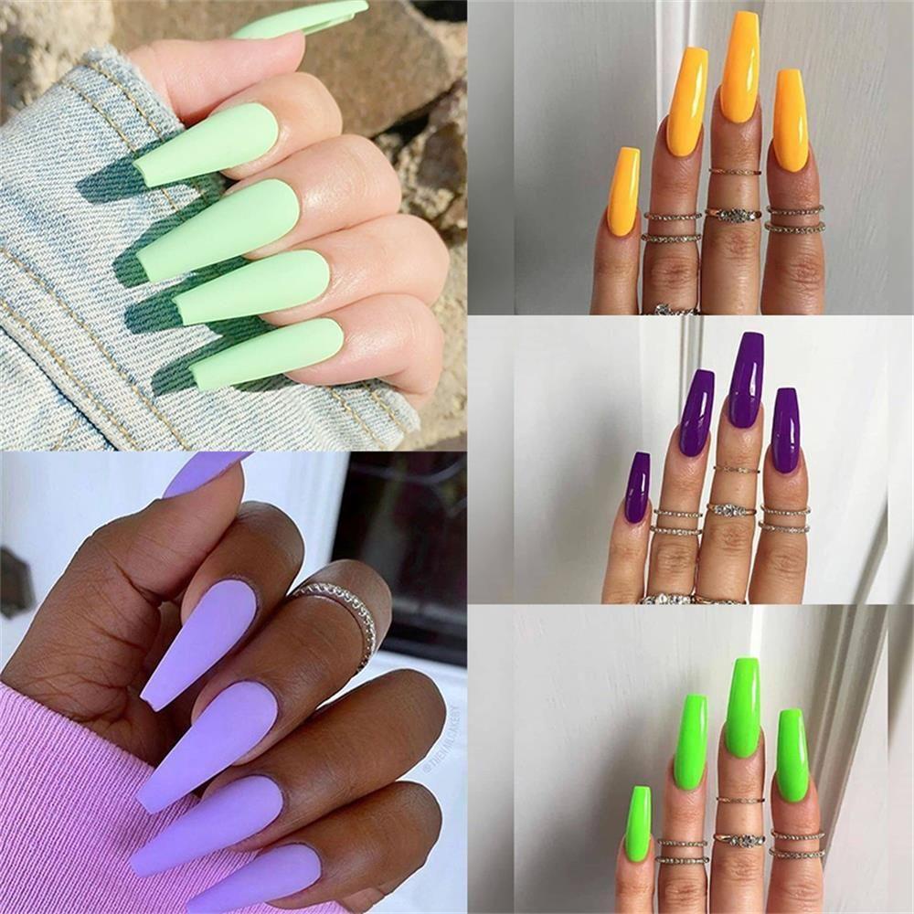 Set 24 Móng Tay Giả Múa Ba Lê Chuyên Dụng