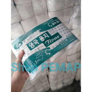 Combo 6 giấy cuộn tione không lõi & có lõi