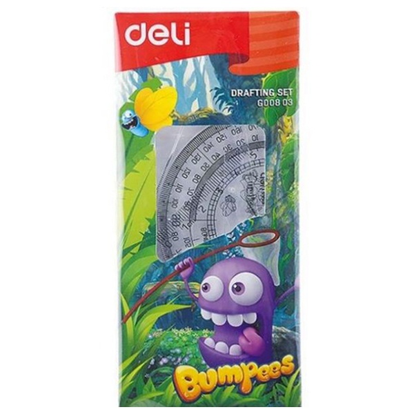 Bộ 4 Thước Nhựa Deli G00803