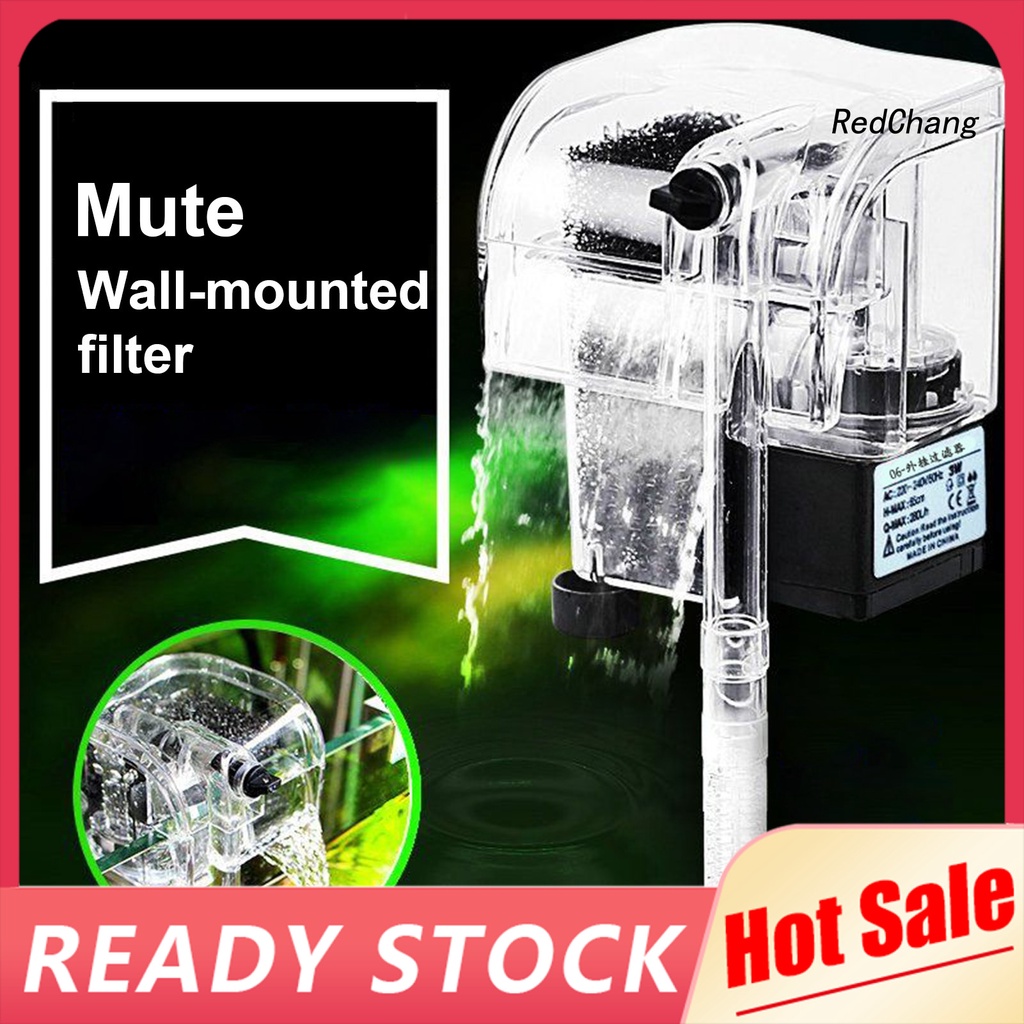 Filter Pump 3-in-1 Oxygen Supply Purifier Fish Tank Water Circulation Device for Aquarium