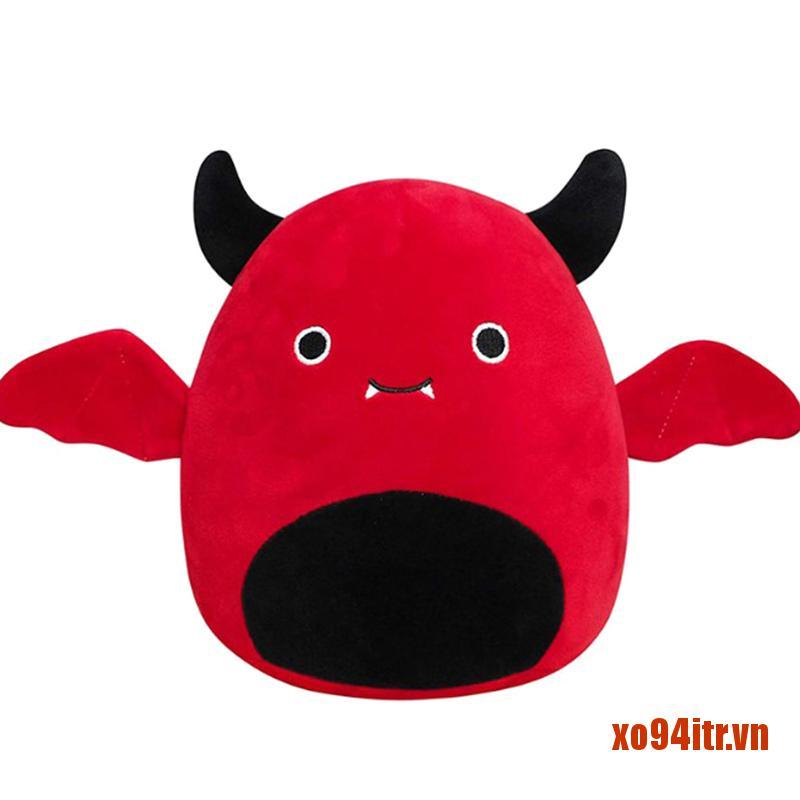 XOITR  Devil Bat Plush Toy Anime Plushie 8/12inch Black Red Bat Stuffed Animals Do