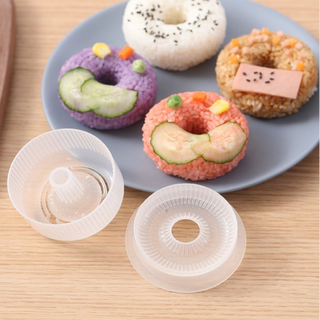 Khuôn Làm Cơm Nắm Hình Bánh Donut Phong Cách Nhật Bản Diy