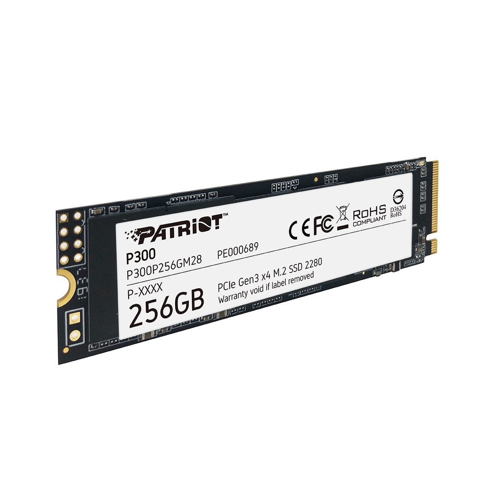 Ổ Cứng Máy Tính - SSD Patriot P300 NVMe M.2 2280 | 256GB - Hàng chính hãng