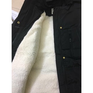 Áo khoác lông cừu dáng dài