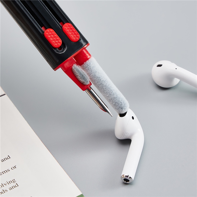 Cọ Vệ Sinh Tai Nghe Bluetooth Đa Năng Có Thể Thu Gọn