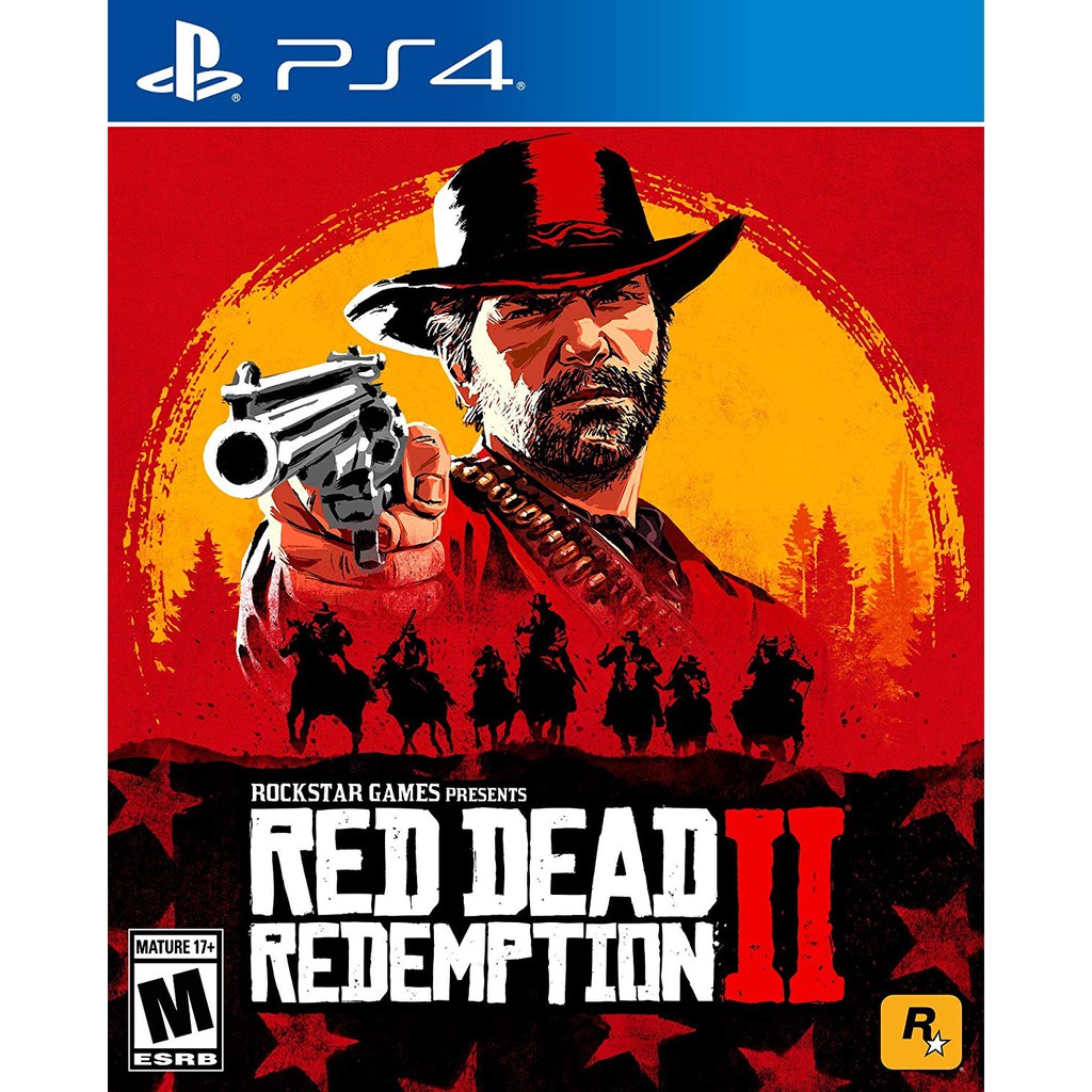 Đĩa game PS4 Red Dead Redemption 2 Cho Máy Playstation 4 new nguyên seal