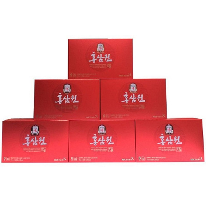 Nước Hồng Sâm Won Kgc Korean Red Ginseng Drink Hàn Quốc, Hộp 30 Gói x 50ml, Giúp Bồi Bổ Nâng Cao Sức Khỏe