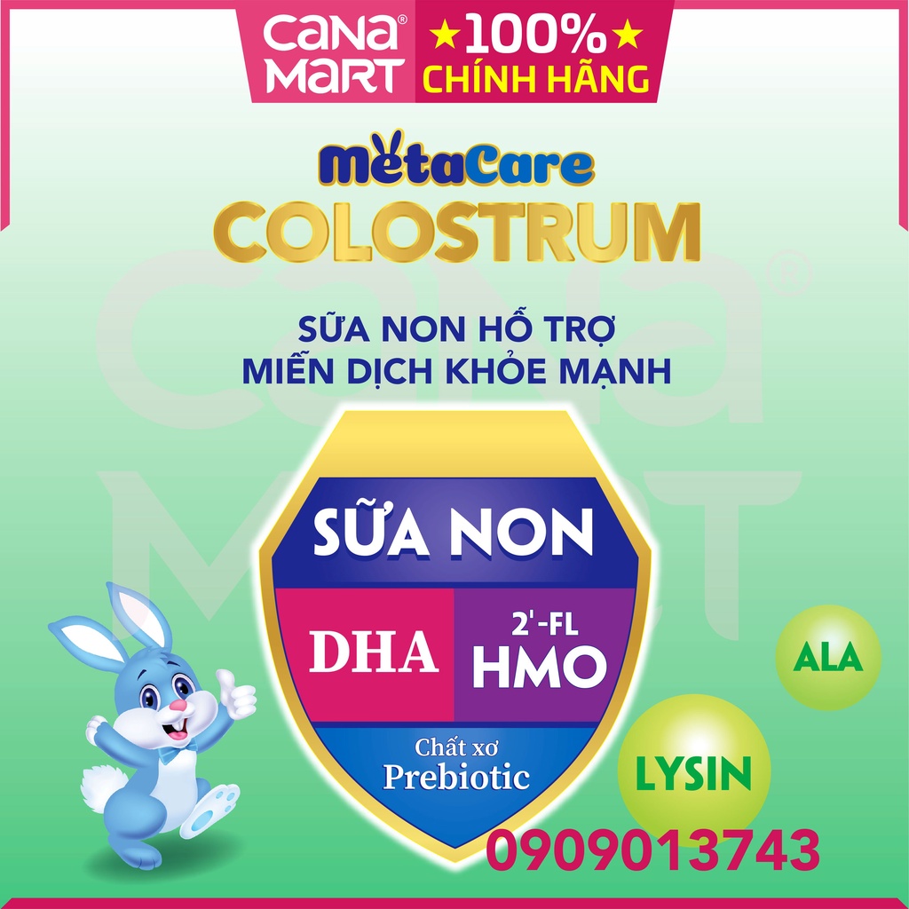 Thùng sữa nước Metacare COLOSTRUM sữa non hỗ trợ miễn dịch (110ml)