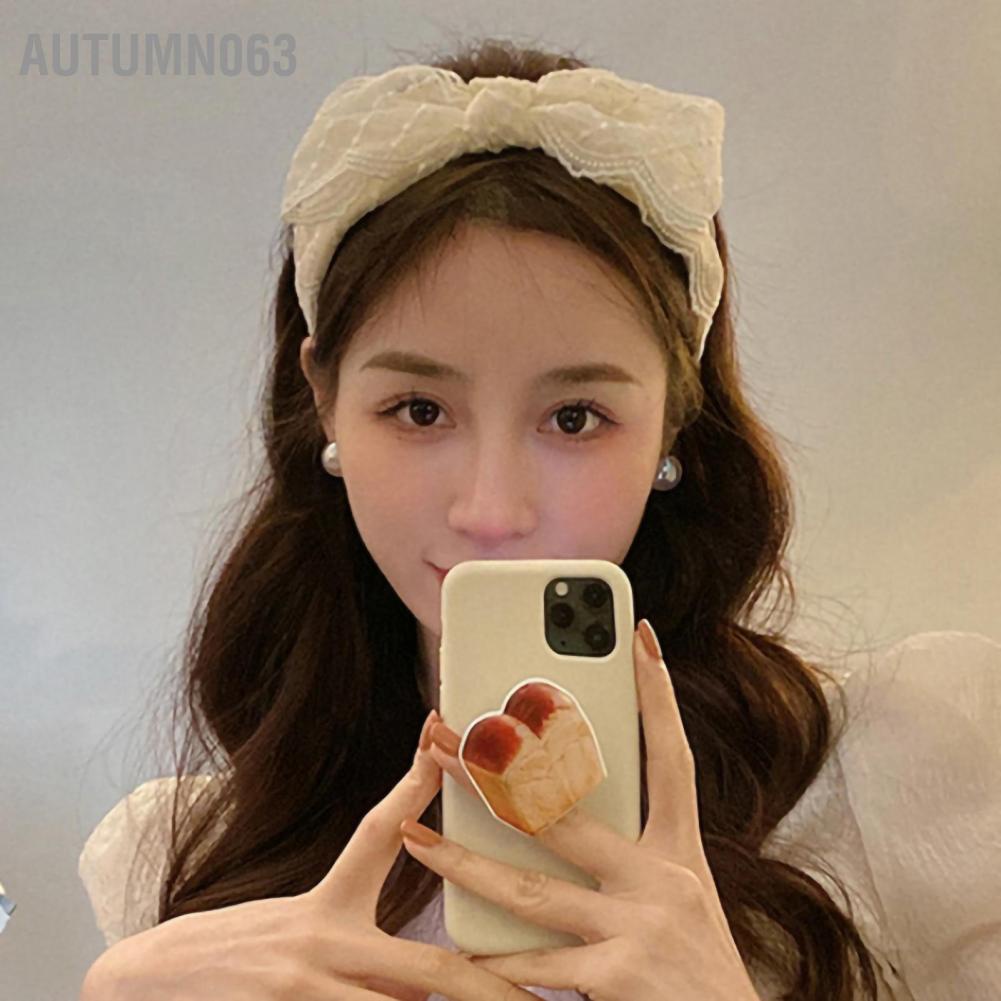 Big Ren Bowknot Tóc Band Retro Tất cả các trận đấu cho phụ nữ Rửa mặt Trang điểm Cosplay Đi ra ngoài Autumn063