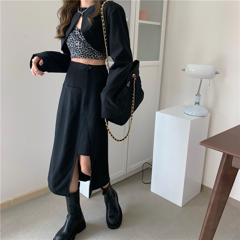 Áo khoác Sling dài tay kiểu ngang vai thần thánh, Mix tất cả các áo váy đầm,hot trend bên China trong mấy clip tik tok