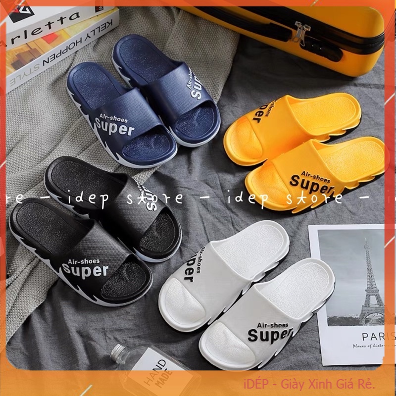 Dép quai ngang Air Shoes gợn sóng DL118 - Dép nam nữ siêu nhẹ siêu bền