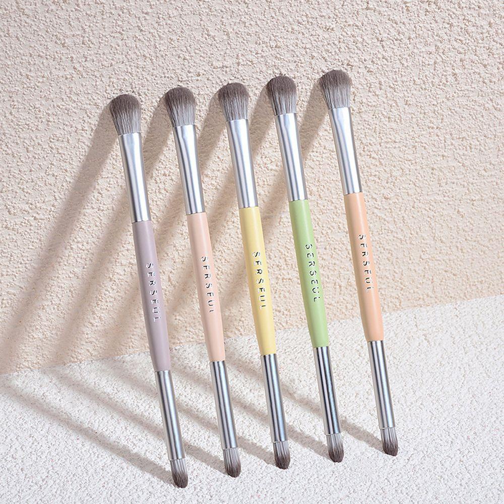 [Hàng mới về] Cọ tán phấn mắt/ kem nền/ bắt sáng mềm mại chuyên dùng nhỏ gọn màu kẹo