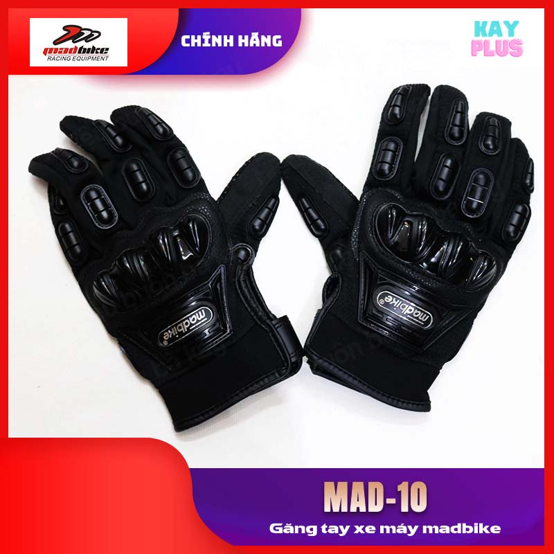 Găng tay xe máy Madbike Mad-10 (Đen)