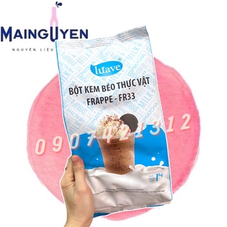 Bột Đá Xay Kem Béo Thực Vật Chống Tan Tách Nước Frappe FR33 Luave - Gói 1kg