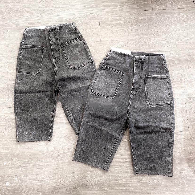Quần jean NGỐ LỬNG 2 CÚC - 2 TÚI BẦU mẫu siêu hot - jean giãn N-P31