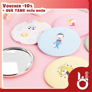 Gương trang điểm mini siêu cute cầm tay bỏ túi Hàn Quốc - OFee