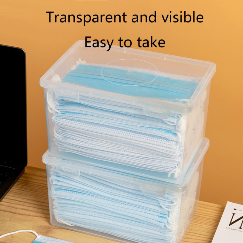 Hộp đựng khẩu trang bằng nhựa trong suốt tiện dụng chất lượng cao