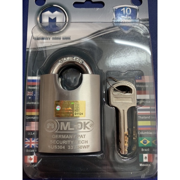 Khoá cửa chống cắt  Mlock33/50WF hàng Đức