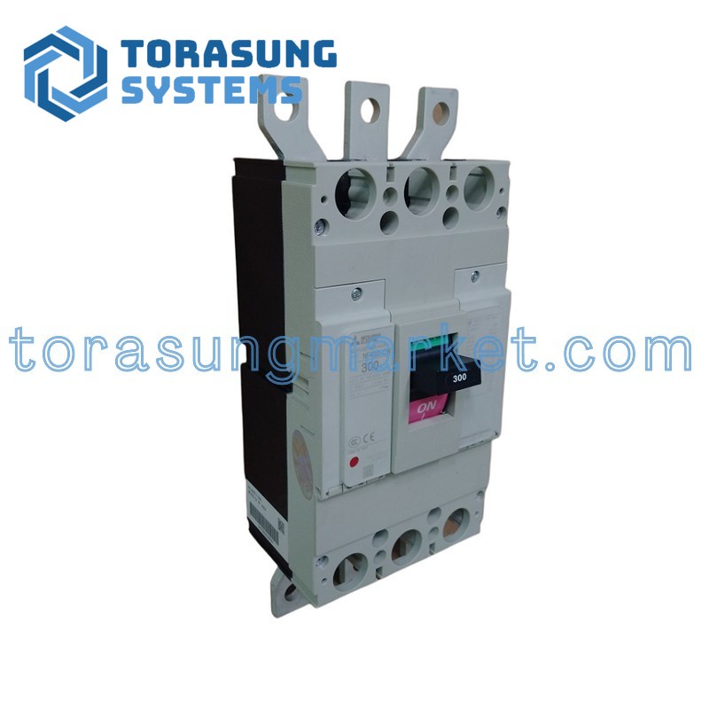 Aptomat dạng khối / MCCB Mitsubishi NF400-CW 3P 300A | Hàng Chính Hãng