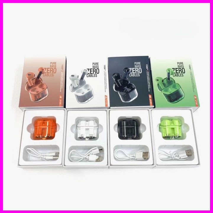 Tai Nghe Không Dây bluetooth v5.3 TWS YX-06 Kèm Mic Trong Suốt Phong Cách Thể Thao YX06 bảo hành 1 năm