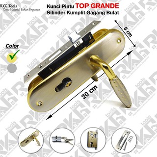 Bộ Tay Nắm Cửa Hình Chữ L 20cm Màu Đỏ (art. 79)