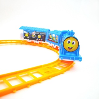 Đồ chơi đường ray xe lửa Train Play set tự lắp ráp cho bé