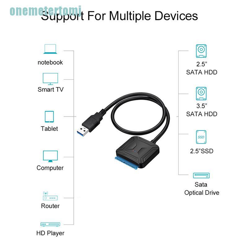 Cáp Chuyển Ổ Cứng Usb 3.0 Sang Sata 3.5 2.5 Cho Samsung Seagate Wd Hdd Ssd