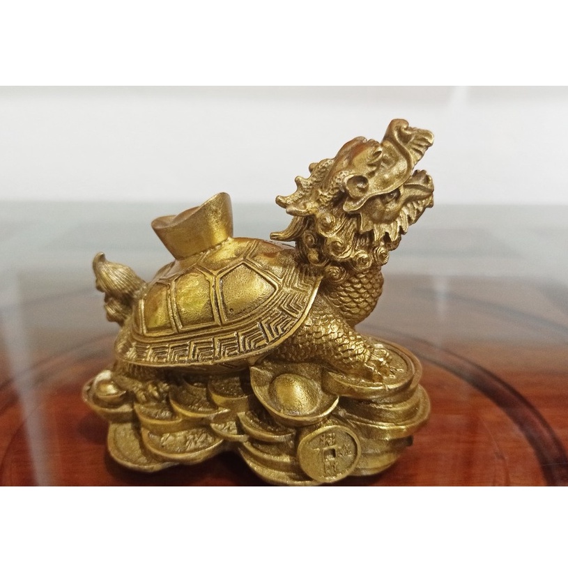 Long Quy Đồng Vàng, Rùa Đầu Rồng Bằng Đồng, Long Quy Phong Thủy