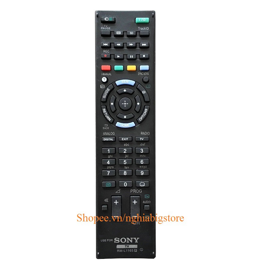 Remote Điều Khiển Tivi Sony, Smart TV LED RM-L1165